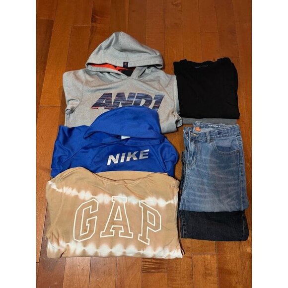 Nike Other - Nike Boy's Size Large 10-12 Back To School 7 Piece Bundle Hoodie & Jeans